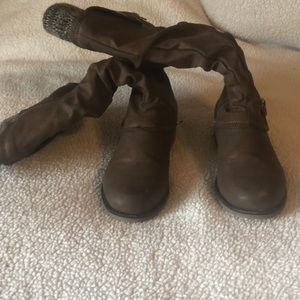 Brown Knee High Boots